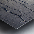 Aerial view of patterns made by water draining over the Silt Mud Flats along Cook Inlet, South-central Alaska; Alaska, United States of America Metal print