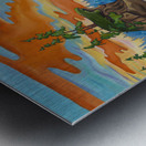 Evening Cove Metal print