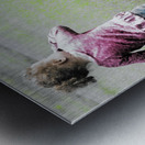 De quel côté aller Metal print