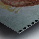 moderna geisha watercolor 2 Metal print