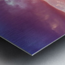 Rushville, IL Presbyterian Church Cross at Sunset II Metal print