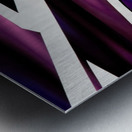 Purple Metal print