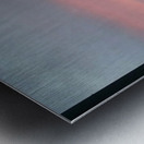 Sunset over the city Metal print