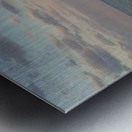 Rainbow sky over the Lake Metal print