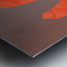 Torres del Paine National Park Low Poly Art  Impression metal