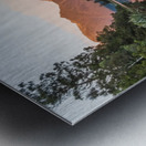 Mirror Island sunset Metal print