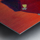 Golden MJ. Steven F Metal print