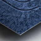 Winding way into the darkness Metal print