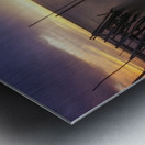 The end Metal print