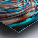 Abstract Waves Metal print