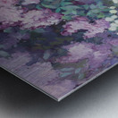White bush in lilac Metal print