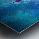 Eiffel Tower - Milky Way Collage Metal print