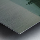 Lac brumeux Impression metal