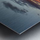 Amazing dramatic sky at evening Metal print