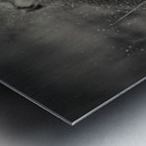 I hate the Rain Metal print