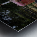 Rusty Old Tractor full Metal print