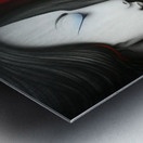 red rose Metal print