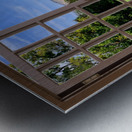 Relaxing Nature Walk - Lawn and Distant Hills Metal print