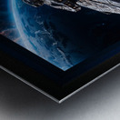 Klorian Battle Cruiser Astonishing AI Concept Sci-Fi Art by Xzendor7 Metal print