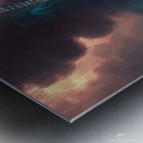  GUITAR in the smoke  Metal print