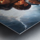 Mother   the bulwark from the storm Metal print