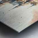 Watercolor Fairytale Castle  Metal print