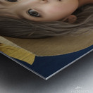 Cute baby girl Metal print