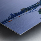 Port of Hamburg Boats Metal print