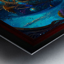 The Underwater Mystical Realm Of The Bilibis Enchanting AI Concept Art by Xzendor7 Metal print