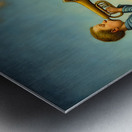 SMOKE ALARM Metal print