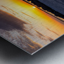 Destin Patch Of Grass And Jetty Sunset Metal print