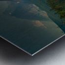 Morants Curve Train in Banff National Park Metal print