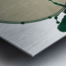 marching band vintage bass drum art Metal print