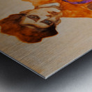 early 1900s clemson football art remix Metal print