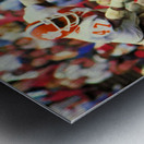 1970s clemson georgia football art  Metal print