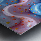 Fluid Abstract Metal print