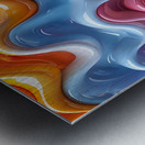 Luminous Abstract Metal print