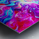 Psychedelic Mind Stream Metal print