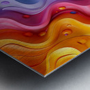 Flow Abstract Metal print