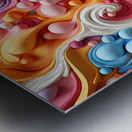 Abstract Impression Metal print