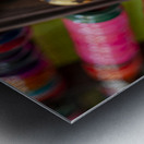 artistic coloured bracelets Metal print