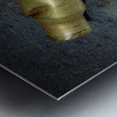 closeup of a brass casing Metal print
