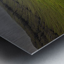 valley with cloudy sky on faroe islands Metal print