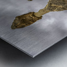 rock formations within the love valley  Metal print