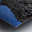 volcanic rocks on mount etna  Metal print