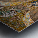 interior of the palatine chapel in Palermo.  Metal print