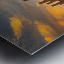 temple of juno in t​​agrigento.  Metal print