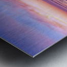 Sunrise at beach Metal print