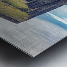 cliff view in faroe  Metal print