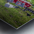 house in mykines Metal print